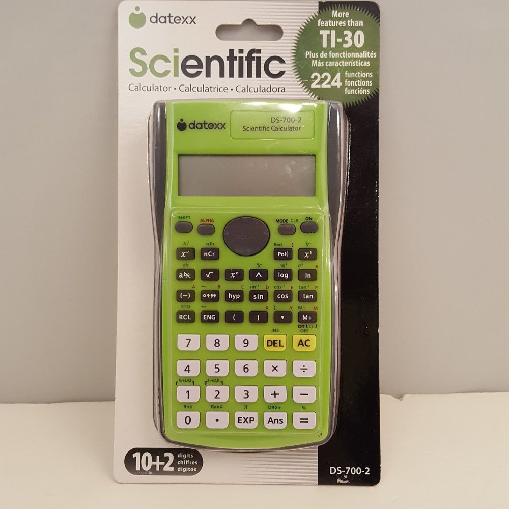 Two Line Scientific Calculator with 224 functions 10+2 Digits🆕